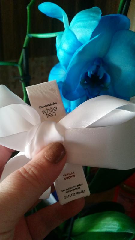 This was wrapped in pretty red paper with a white bow.