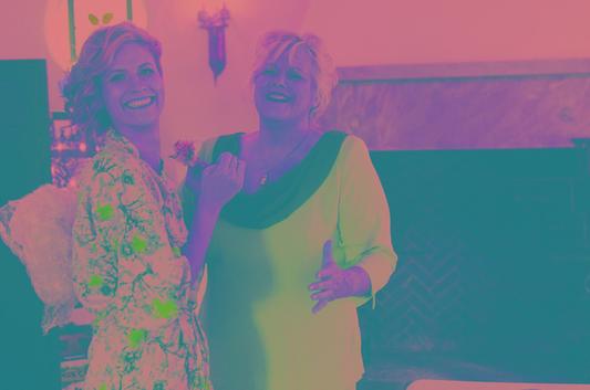 Mother of the bride. Lots of kisses