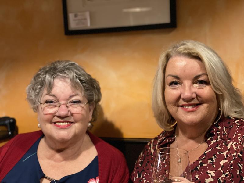 I’m the one with the glasses, the other is my 60 year old daughter.