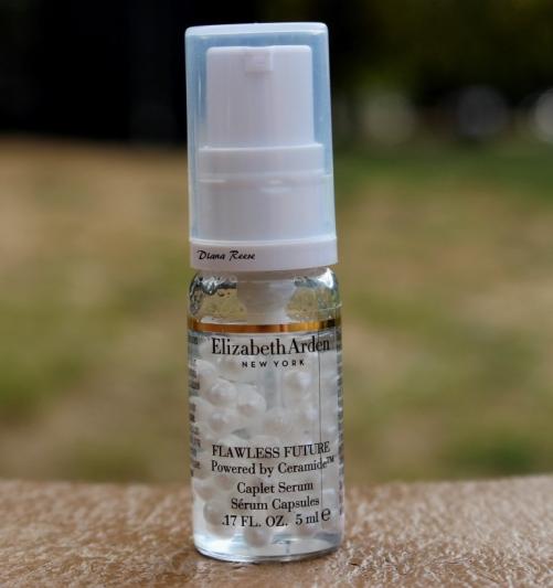 The mini Flawless Future Caplet Serum by Elizabeth Arden is so cute.