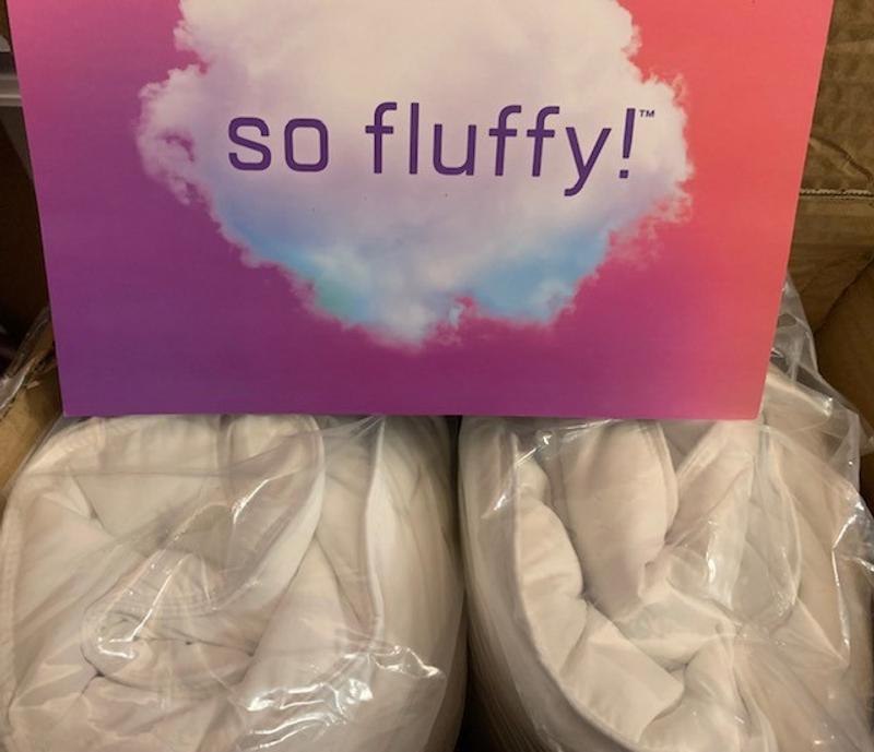So Fluffy! pillows arrive rolled up