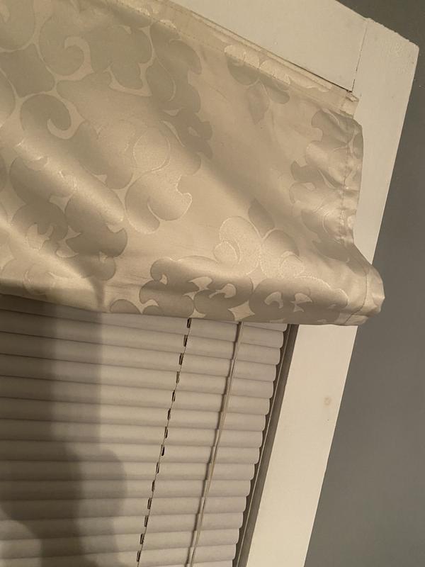 Valance when pulled up