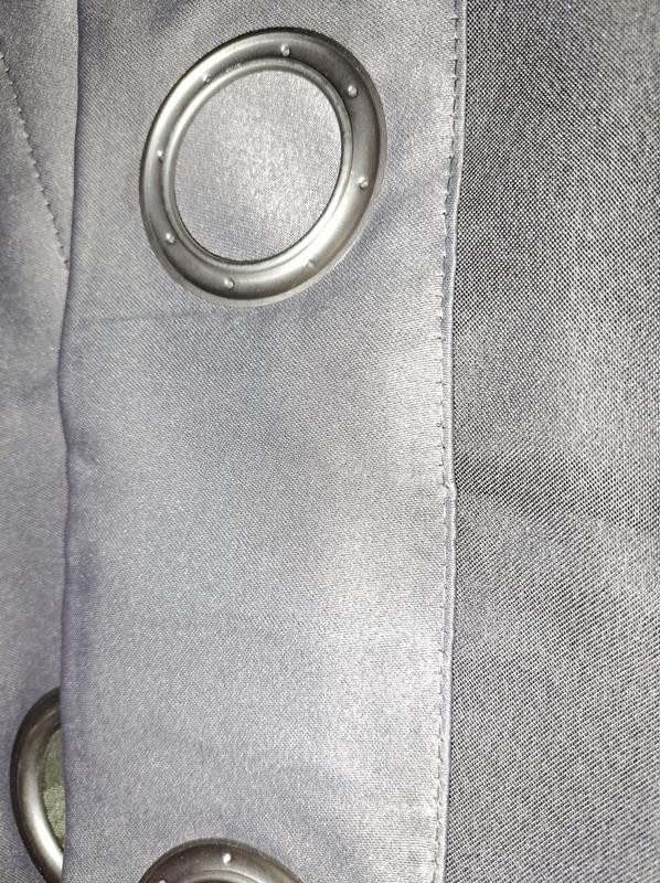 Top seam with grommets