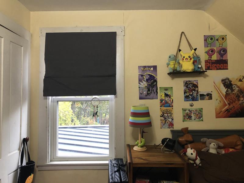 Shade partially open