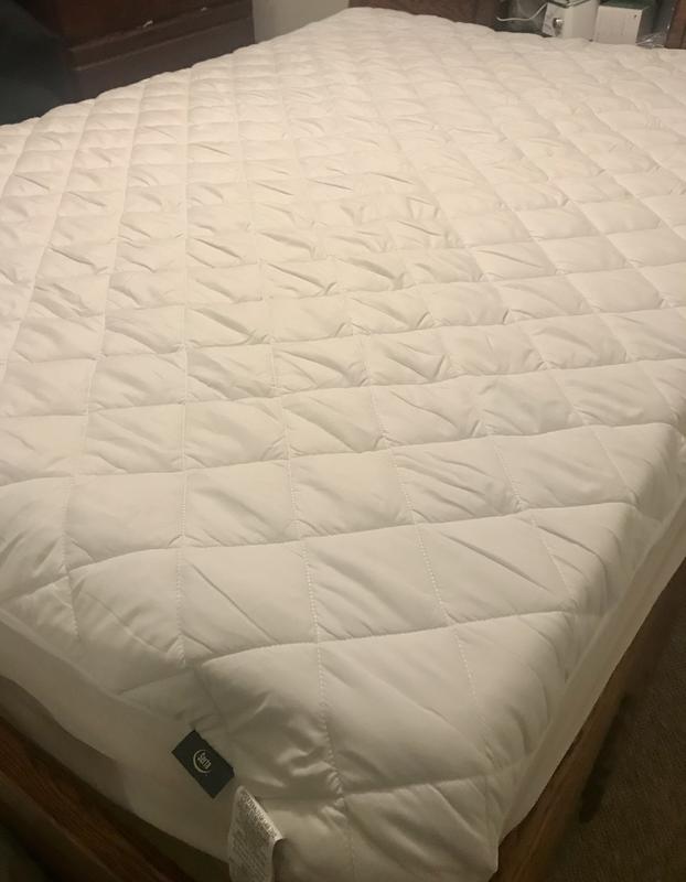 Serta Simply Clean Triple Action Queen Mattress Pad