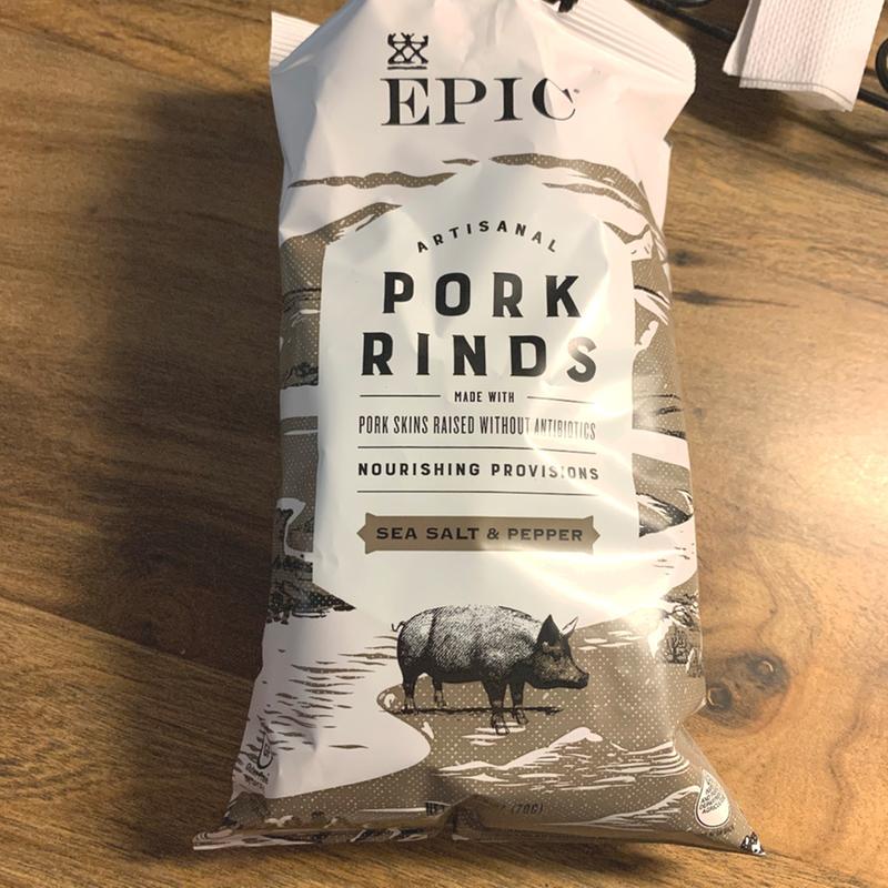 Sea Salt & Pepper Pork Rinds - 4 Pack Pork Skins - EPIC – EPIC Provisions