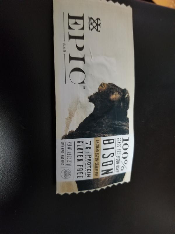 Bison Bacon Cranbery Bar - Protein Meat Bars - EPIC – EPIC Provisions