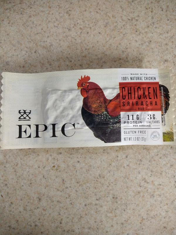 Chicken Sriracha Bar - Protein Meat Bars - EPIC