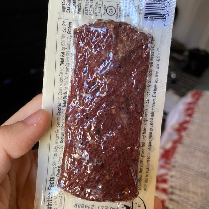 Sea Salt & Pepper Venison Bar - Protein Meat Bars - EPIC – EPIC Provisions