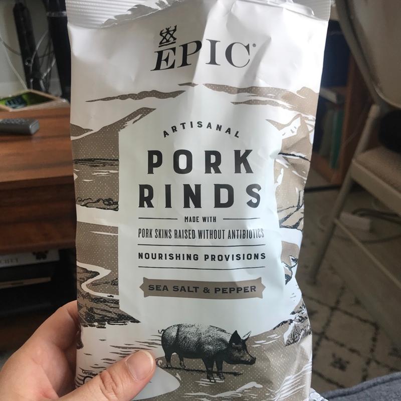 Sea Salt & Pepper Pork Rinds - 4 Pack Pork Skins - EPIC – EPIC Provisions