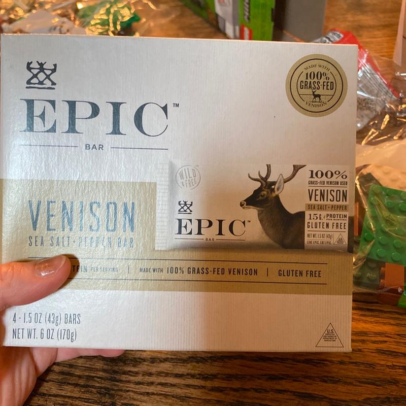 EPIC Venison + Sea Salt + Pepper Bar - Spirit of Health Store