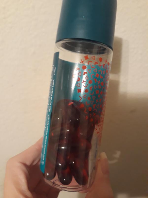 Softgels in bottle