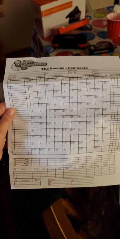 Score sheet