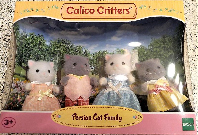 Calico critters cheap persian cat family