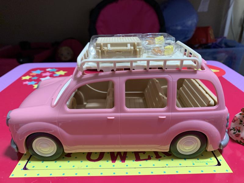 Calico Critters Family Picnic Van, Toy Vehicle for Dolls with Picnic ...