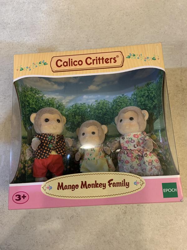 Calico critters mango monkey family on sale