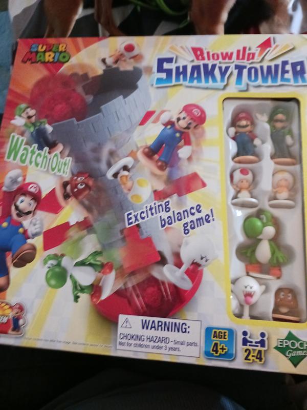 Game Zone Super Mario Blow Up! Shaky Tower Game - 7356