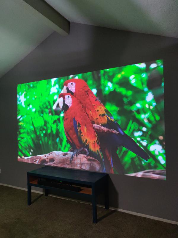 Ceiling lights on - Low brightness