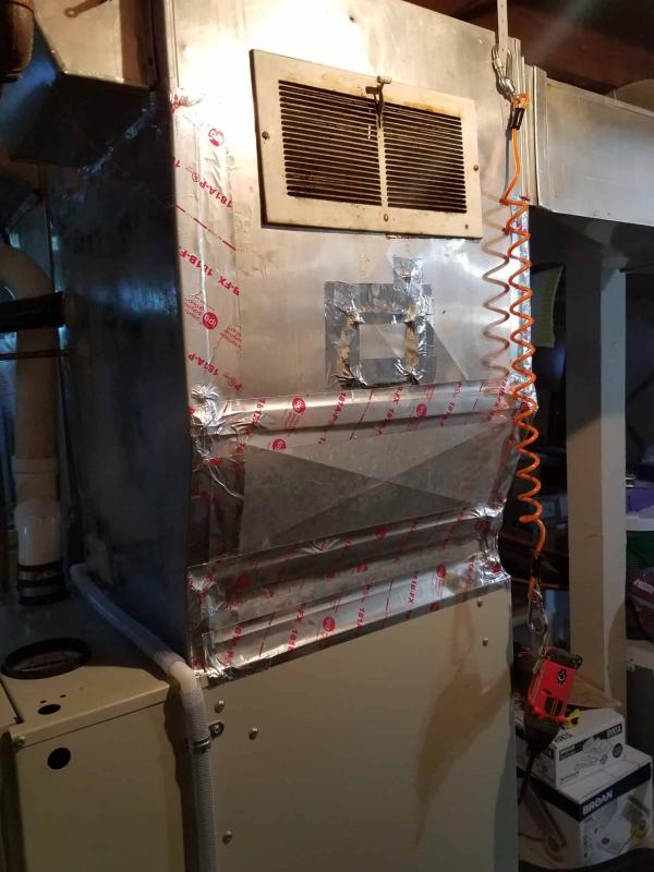 Just hanging out so it doesn’t get kicked around