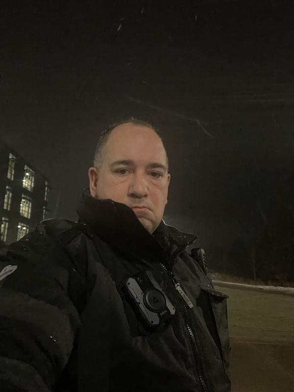 Outside building, pre-dawn.