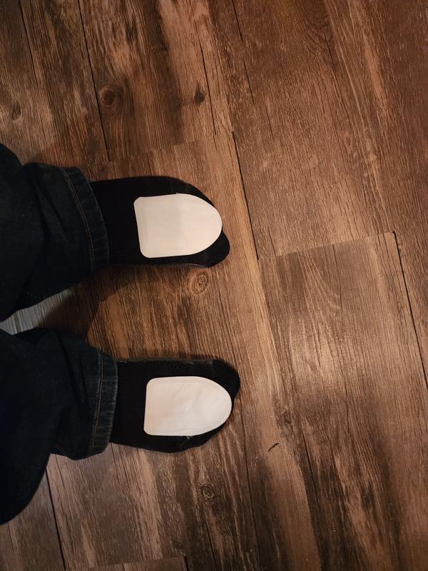 Fits right under the steel toe