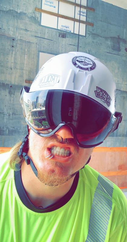 Awesome hard hat!