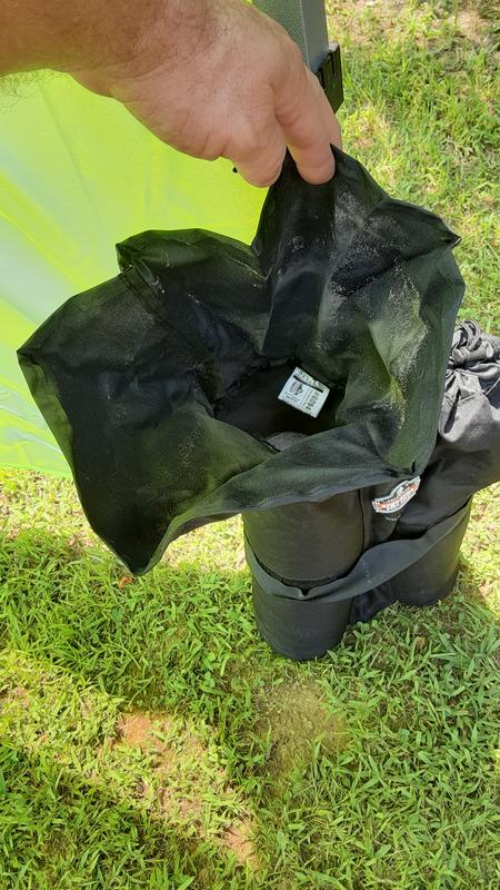 Big mouth weight bag