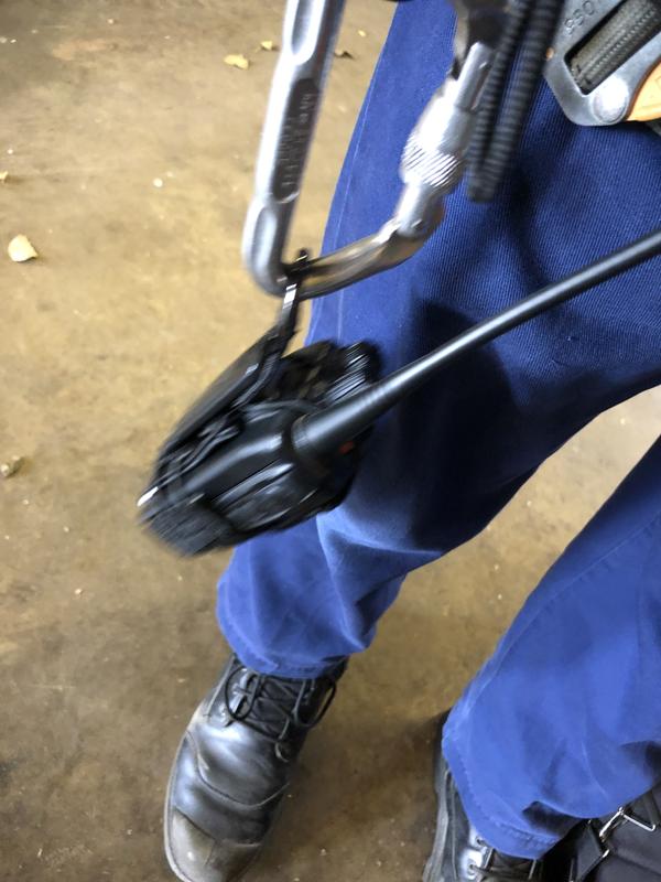 Swinging from the side