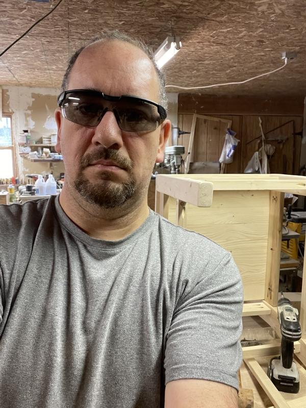 Chair building in the shop.