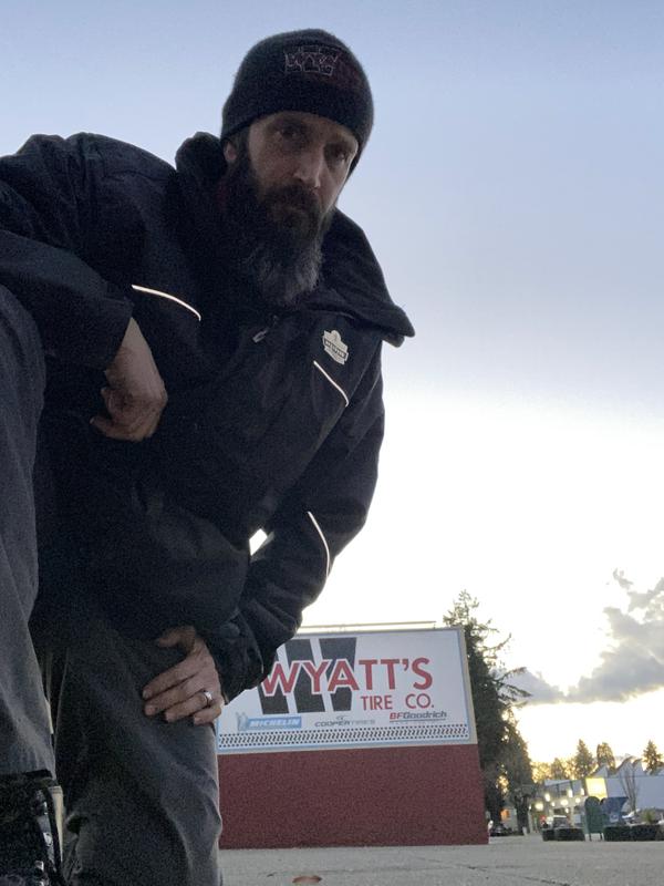 Reflective parts keeping me safe at dusk