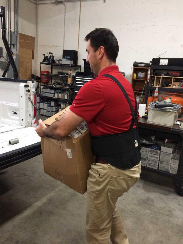 Loading the vehicle for installation