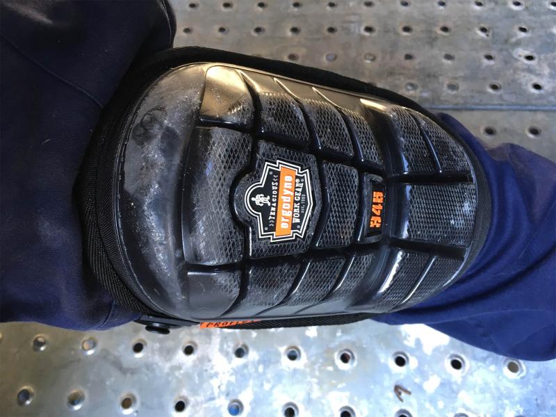 This deck use to be hard on the knees