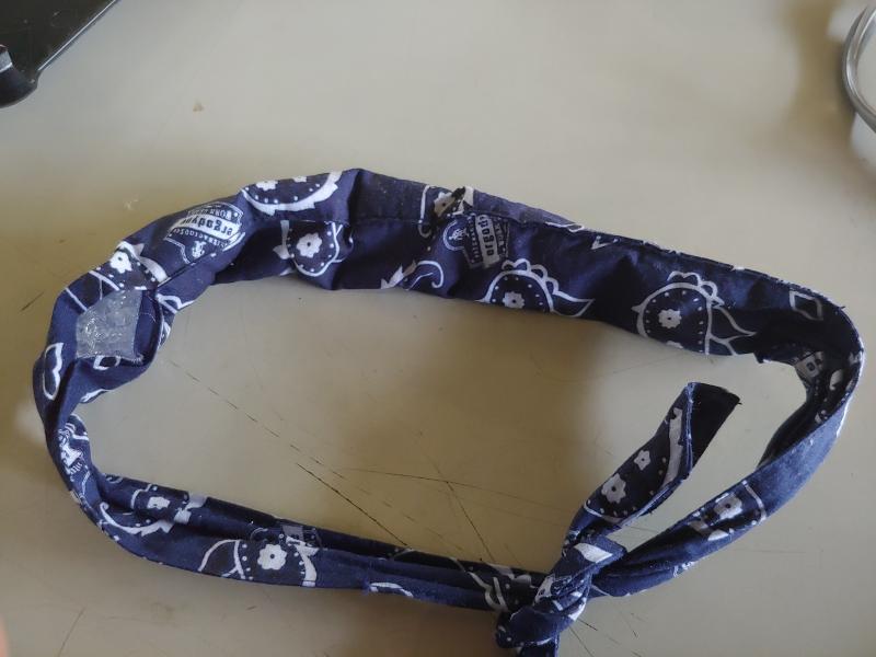 The rip in the polymer crystal sack
