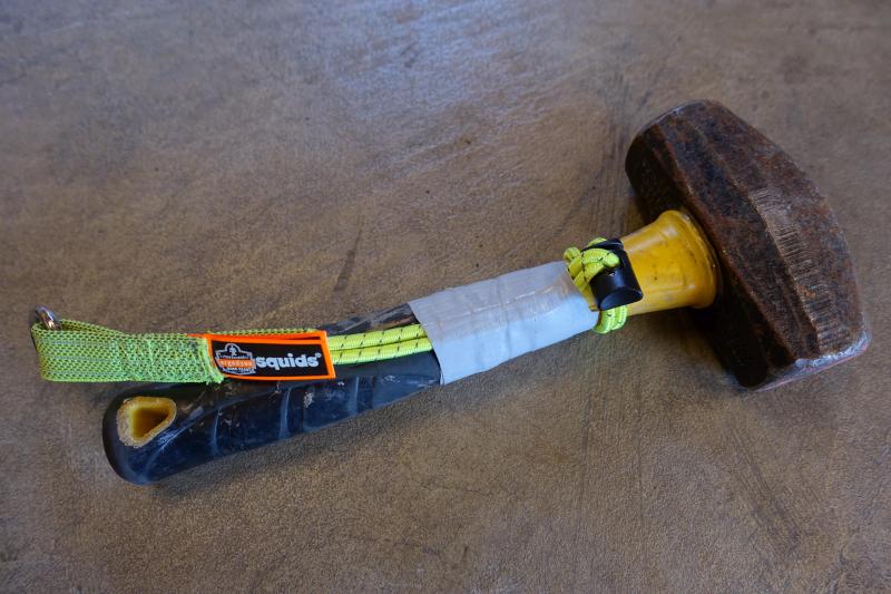 Tape wrap on mini sludge.