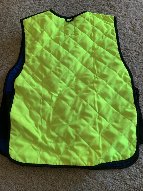 Chill-Its Adult Unisex Green Synthetic Cooling Vest (X-large
