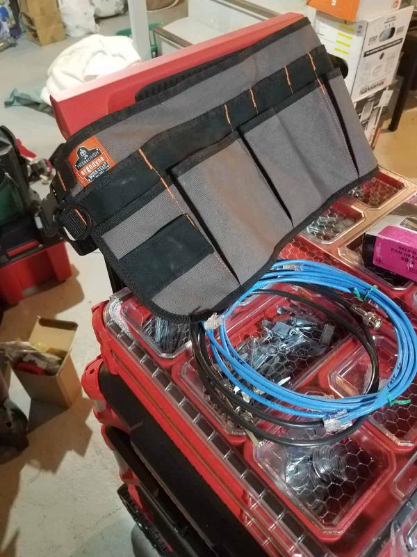 Loading up for an install