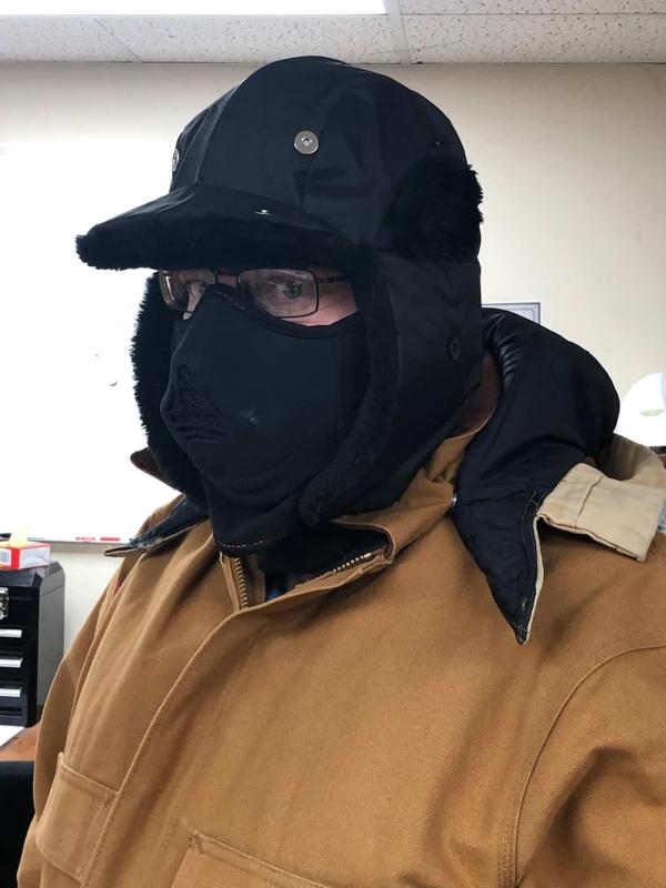 My head’s hero in below zero