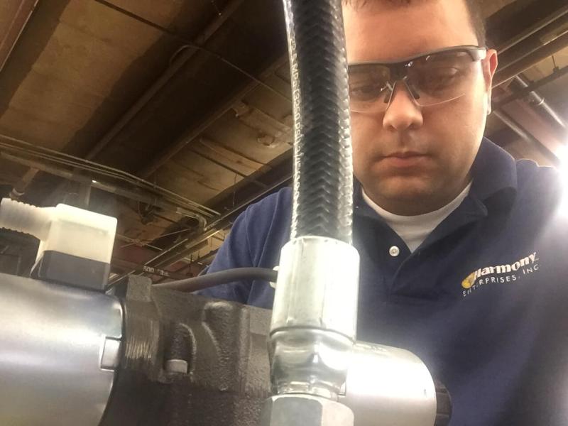 Checking out a Harmony Compactor Power unit