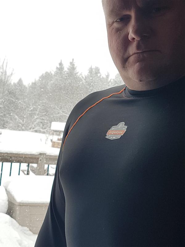 The go to base layer when the weather looks like this