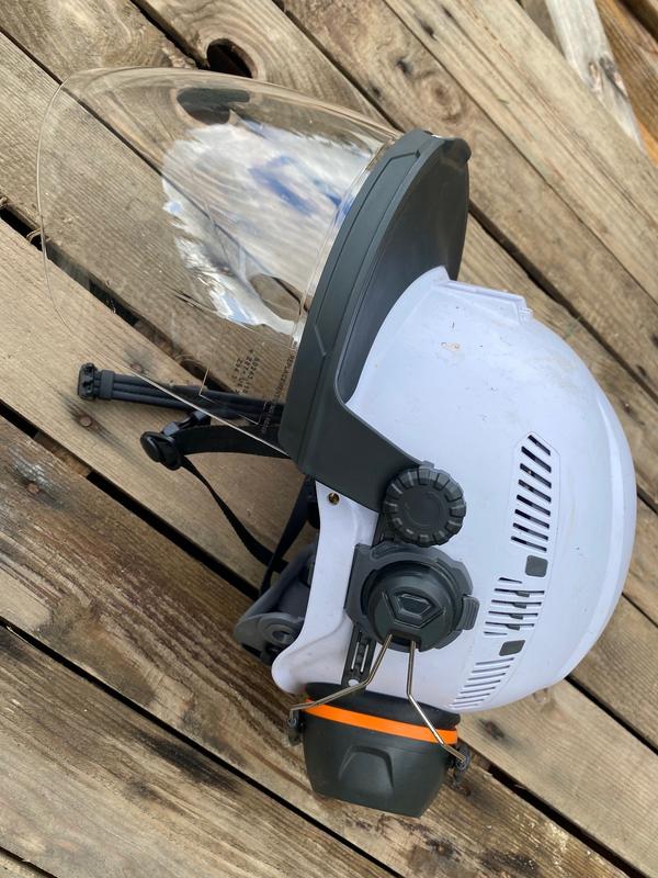 Allows for hearing protection as well