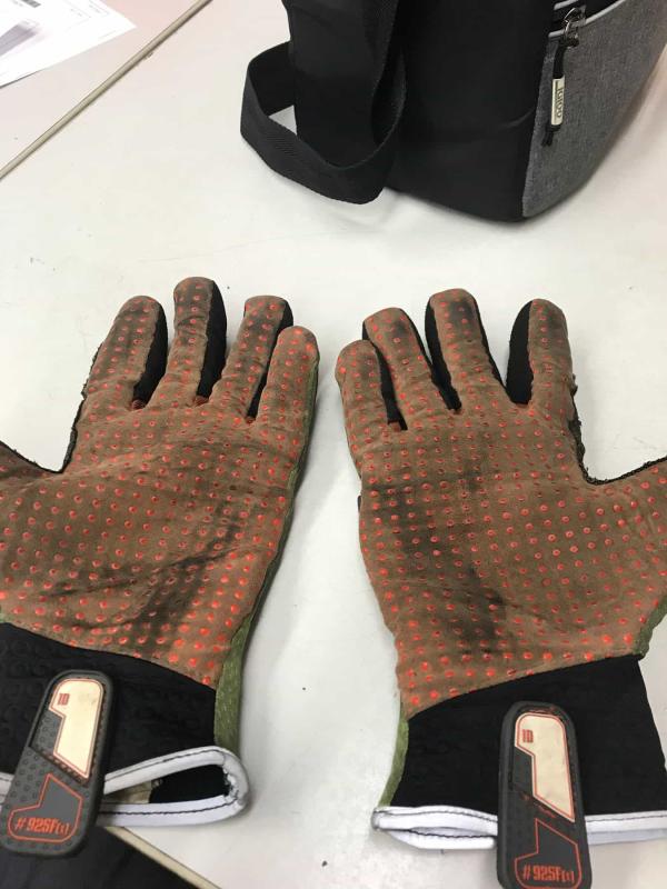 Replaces a locker full of mechanics gloves!