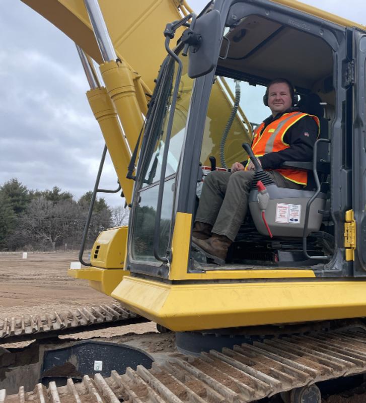 Keeping warm playing in the dirt