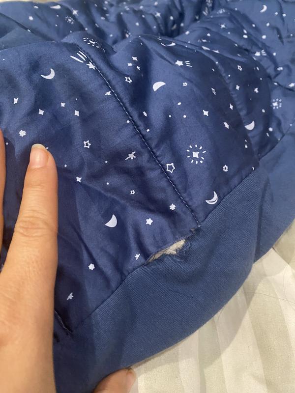 Tearing at the seams after 3 uses. Must have received a bad one.