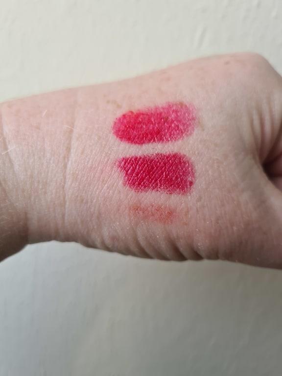 Origianal All Day Starlit Pink above, newer Hi Lustre Starlit Pink below