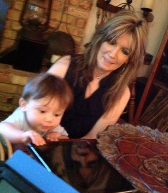 Gram and grandson Logan
