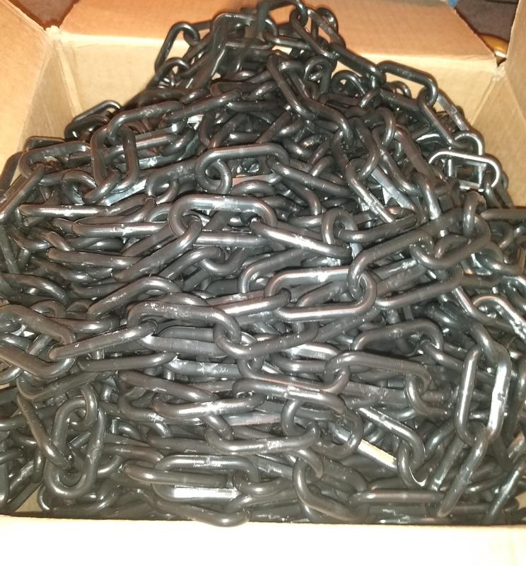 CONDOR 2IN PLASTIC CHAIN BLACK 50FT - Plastic Chain Barriers - CDR50003-50