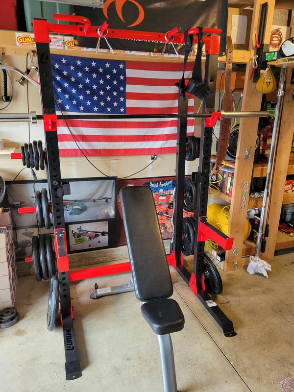 Lifeline C1 Pro Power Squat Rack System