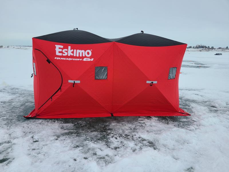 ESKIMO QUICKFISH 6i INSULATED PORTABLE ICE SHELTER SHANTY FISHING HOUSE FISH  MAN 12642013034