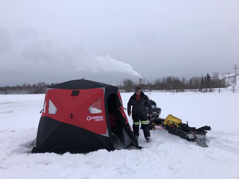 Eskimo Outbreak 350XD Portable Ice Shelter Fishing Storage Cabinet