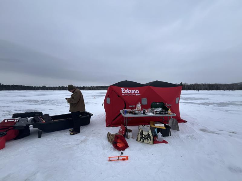 Eskimo 35400 Ice Fishing 6 Inch Steel Blade Pistol Ice Auger Bit  Attachment, Red 